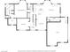 Detailed floor plan showcasing the layout of the main level with kitchen, bedrooms, and living spaces at 6235 Westwind Rd, Las Vegas, NV 89118