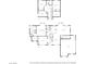 Detailed floor plan highlighting the layout of the home's bedrooms, bathrooms, kitchen, and living areas at 6235 Westwind Rd, Las Vegas, NV 89118