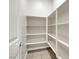 Walk-in pantry with ample shelving for storage at 7380 Abundant Harvest Ave, Las Vegas, NV 89131