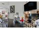 Spacious living room features hardwood floors, a fireplace, and stylish decor at 7988 Harbour Towne Ave, Las Vegas, NV 89113