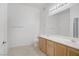 A bathroom with a double sink vanity and ample counter space at 8985 S Durango Dr # 1154, Las Vegas, NV 89113