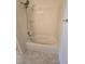 Close-up of a clean bathtub with shower fixture, showing neutral wall surround and clean design at 8985 S Durango Dr # 1154, Las Vegas, NV 89113