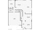 Detailed first-floor layout showcasing the Gathering room, kitchen, dining area, living room, garage, and bedroom at 10116 Nash Peak Ave, Las Vegas, NV 89166