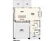 Floor plan illustrating the layout of the main level at 10383 Andele Ave, Las Vegas, NV 89166