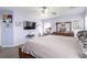 Cozy main bedroom with neutral colors at 11739 Village Arbor St, Las Vegas, NV 89183