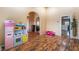 Spacious bonus room features hardwood floors and plenty of room for the to play at 120 N Phyllis St, Las Vegas, NV 89110