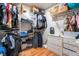 Walk-in closet with built-in shelving and storage at 120 N Phyllis St, Las Vegas, NV 89110