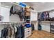 Walk-in closet with shelves, drawers, and hanging racks to keep your clothes and accessories well organized and easily accessible at 120 N Phyllis St, Las Vegas, NV 89110
