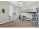 Cozy bedroom with a loft bed, desk, and storage, perfect for a personal space at 14 Parco Fiore Ct, Henderson, NV 89011