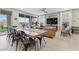 Bright dining area with sliding glass doors, connecting indoor and outdoor living spaces at 14 Parco Fiore Ct, Henderson, NV 89011