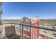 Beautiful balcony view overlooking the cityscape with a comfortable chair at 150 Las Vegas Blvd # 1912, Las Vegas, NV 89101