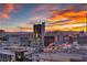 City view of Las Vegas and its surrounding area featuring a colorful sunset sky at 150 Las Vegas Blvd # 1912, Las Vegas, NV 89101