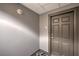Hallway and neutral-colored door to apartment 1912 at 150 Las Vegas Blvd # 1912, Las Vegas, NV 89101