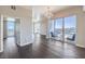 Bright living room with balcony, and a view of the city at 150 Las Vegas Blvd # 1912, Las Vegas, NV 89101