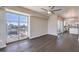 Open living space with large windows and a view of the city skyline at 150 Las Vegas Blvd # 1912, Las Vegas, NV 89101