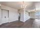 Spacious living room with recessed lighting, hardwood floors, and city views at 150 Las Vegas Blvd # 1912, Las Vegas, NV 89101
