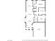 Detailed floor plan highlighting the layout of the home's living spaces and bedrooms at 1714 Ringe Ln, Las Vegas, NV 89156