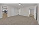 Spacious bedroom with carpet flooring and white walls featuring multiple closets at 2112 Santa Ynez Dr, Las Vegas, NV 89104