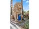 Statue of a lion near the entrance to Monarch Estates at 253 White Willow Ave, Las Vegas, NV 89123