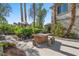Outdoor BBQ and seating area at 253 White Willow Ave, Las Vegas, NV 89123