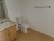 Standard bathroom with vanity and toilet at 3965 Rebecca Raiter Ave # 201, Las Vegas, NV 89110
