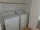 Laundry closet with new washer and dryer at 3965 Rebecca Raiter Ave # 201, Las Vegas, NV 89110