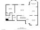 Detailed floor plan showcasing the layout of rooms, including the living room, kitchen, bedrooms, and bathrooms at 4114 Jessica Marie St, North Las Vegas, NV 89032