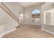 Bright living room with wood floors, and high ceilings, creating an open and airy atmosphere at 432 Emerald Heights St, Las Vegas, NV 89144