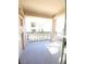 Private outdoor balcony offers a relaxing space with views of the surrounding complex at 4675 Basilicata Ln # 103, North Las Vegas, NV 89084