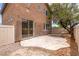 A patio area in a cozy backyard, perfect for entertaining and relaxation at 4705 Delicate Arch Ct, North Las Vegas, NV 89031