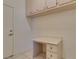 Office with storage cabinets and a built-in desk at 494 Dart Brook Pl, Henderson, NV 89012