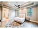 Cozy bedroom with decorative pillows, and natural lighting at 5 Crystal Tree Pass, Henderson, NV 89052