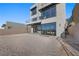 Large backyard with ample space and modern home exterior at 577 Overlook Rim Dr, Henderson, NV 89012