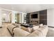 Cozy living room with a modern fireplace and stylish decor at 584 Saint Croix St, Henderson, NV 89012
