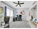 Functional bedroom providing a dedicated workspace at 6717 Lincoln Wood St, Las Vegas, NV 89149