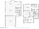 Detailed floor plan showing the layout of the first and second floors, including room dimensions at 6717 Lincoln Wood St, Las Vegas, NV 89149