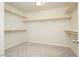Empty walk-in closet with carpet and shelving at 6730 Pivot Point St, Las Vegas, NV 89148