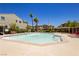 A clean and inviting community pool features lounge seating, well-kept tile work, and spa at 6730 Pivot Point St, Las Vegas, NV 89148