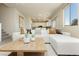 Bright living room featuring an open floor plan and comfortable modern furnishings at 6730 Pivot Point St, Las Vegas, NV 89148