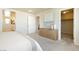 Spacious main bedroom with ensuite bathroom and walk-in closet at 6730 Pivot Point St, Las Vegas, NV 89148