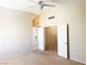 Spacious bedroom with vaulted ceiling and white trim at 8432 Apple Hill Ct, Las Vegas, NV 89128