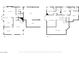 A two-story floor plan featuring a kitchen, living room, and primary bedroom at 8432 Apple Hill Ct, Las Vegas, NV 89128
