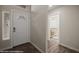 Bright entryway with tile floors leading to bathroom at 942 Shadow Hawk Rdg, Mesquite, NV 89027
