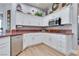 Well-equipped kitchen with stainless steel appliances, white cabinets, and granite countertops at 10632 Clarion Ln, Las Vegas, NV 89134