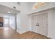 Bright entryway with high ceilings, double doors, and hardwood flooring at 2107 Fountain Springs Dr, Henderson, NV 89074