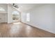 Bright living room features high ceilings, natural light, and hardwood floors at 2107 Fountain Springs Dr, Henderson, NV 89074