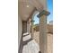 Inviting front porch featuring classic columns and a well-maintained walkway at 2276 Sky Island Dr, Henderson, NV 89002