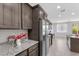 Kitchen with granite counters, stainless appliances, and ample cabinet storage at 2276 Sky Island Dr, Henderson, NV 89002