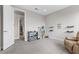 This room features carpeted floors, toy storage, and easy access to the hallway at 2601 Nevada Agave Ln, Las Vegas, NV 89138