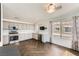 Kitchen with stainless steel appliances and Herringbone floors at 2761 Red Vista Ct, Henderson, NV 89074